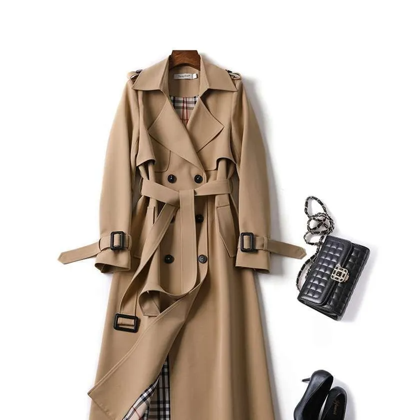 Chili - Modern trenchcoat med bälten